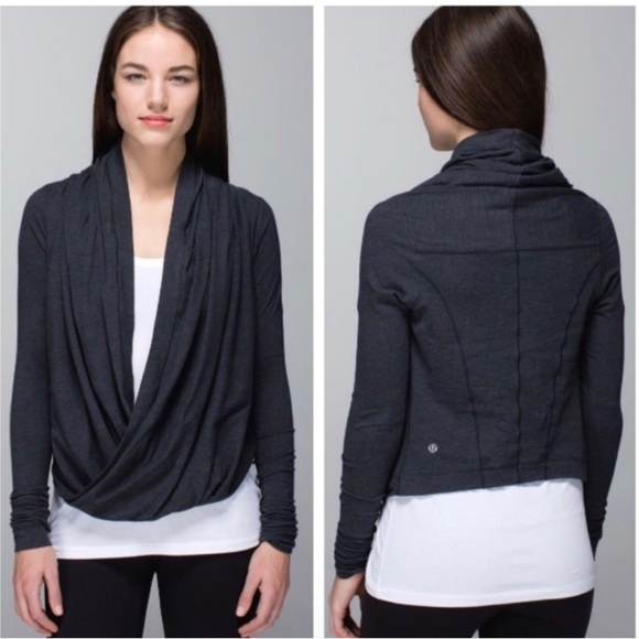 lululemon athletica Sweaters - lululemon athletica Charcoal Hooded Sweater